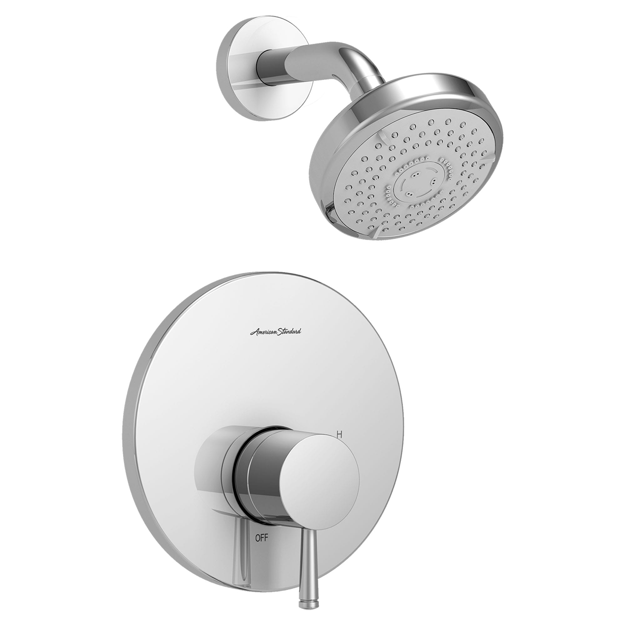 Serin® 1.75 gpm/6.6 L/min Tub and Shower Trim Kit With Water-Saving 3-Function Shower Head, Double Ceramic Pressure Balance Cartridge With Lever Handle